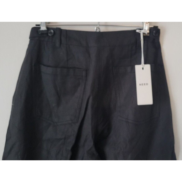 Need Womans Sz. S Wide Leg Pants Black New with Tags - Picture 6 of 13